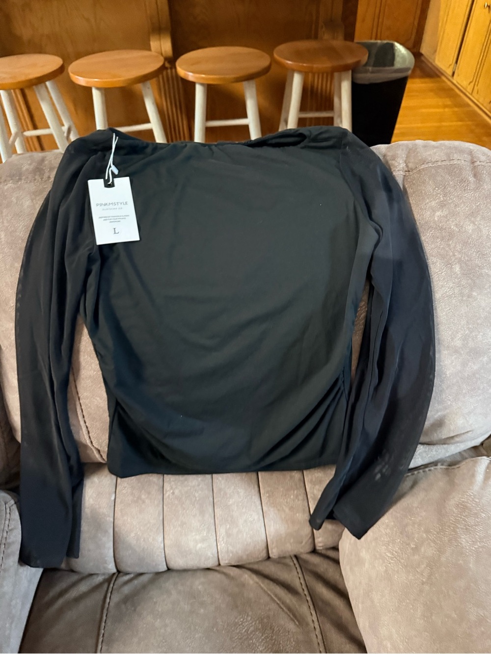 Prologue Long-Sleeve Black Women's Top